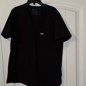 Figs Short Sleeve Black Tee